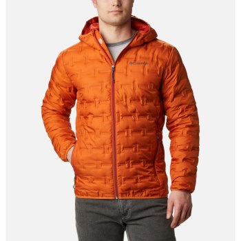 Columbia Jas Heren, Delta Ridge Down Hooded Oranje, 28VRKAMSJ